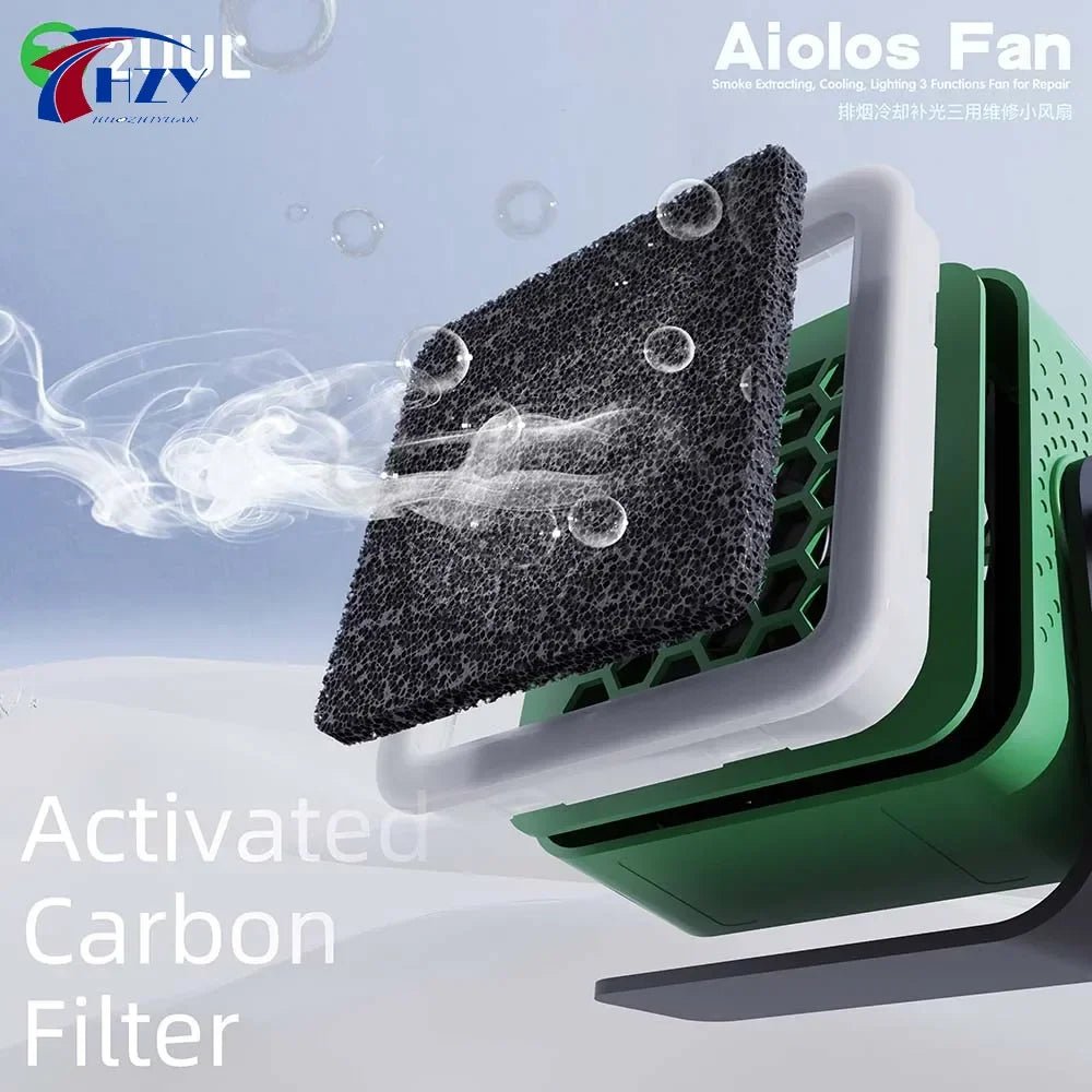 2UUL Aiolos DW01 3-in-1 Repair Fan — Solder Fume Extractor, Cooling Blower & LED Fill Light for PCB Work - Tango's Tech2UUL Aiolos DW01 3-in-1 Repair Fan — Solder Fume Extractor, Cooling Blower & LED Fill Light for PCB WorkElectronics & GadgetsTango's TechTango's Tech