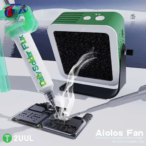 2UUL Aiolos DW01 3-in-1 Repair Fan — Solder Fume Extractor, Cooling Blower & LED Fill Light for PCB Work - Tango's Tech2UUL Aiolos DW01 3-in-1 Repair Fan — Solder Fume Extractor, Cooling Blower & LED Fill Light for PCB WorkElectronics & GadgetsTango's TechTango's Tech