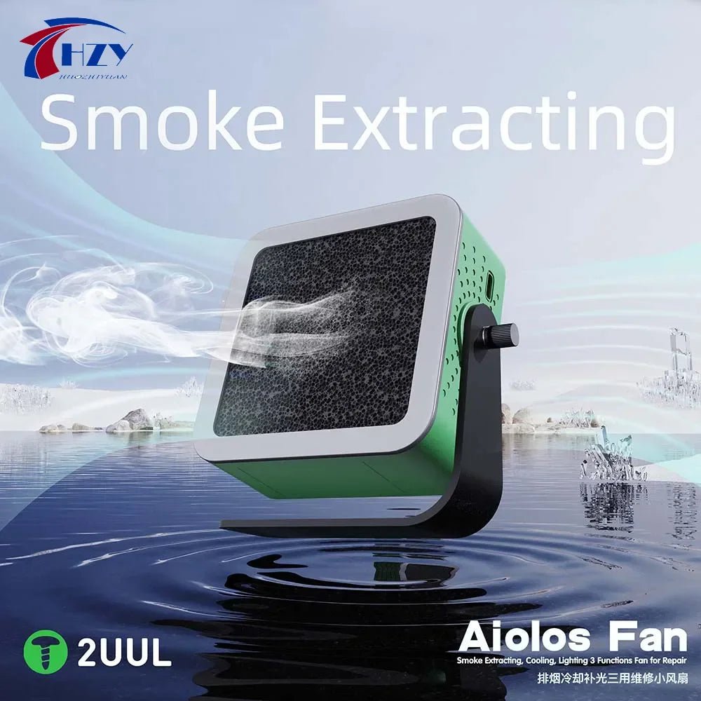 2UUL Aiolos DW01 3-in-1 Repair Fan — Solder Fume Extractor, Cooling Blower & LED Fill Light for PCB Work - Tango's Tech2UUL Aiolos DW01 3-in-1 Repair Fan — Solder Fume Extractor, Cooling Blower & LED Fill Light for PCB WorkElectronics & GadgetsTango's TechTango's Tech