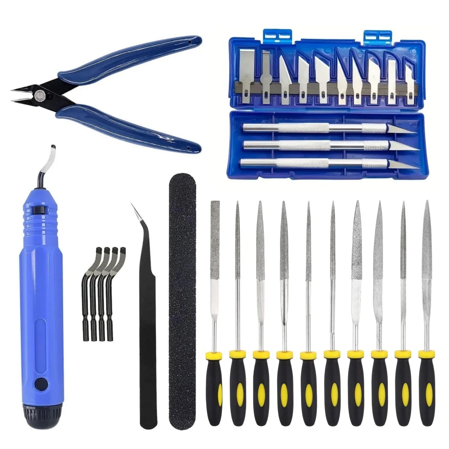 32PCS 3D Print Tool Kit Includes Debur Tool Cleaning Finishing Tool 3D Print Accessories for Cleaning Deburring 3D Printing - Tango's Tech32PCS 3D Print Tool Kit Includes Debur Tool Cleaning Finishing Tool 3D Print Accessories for Cleaning Deburring 3D PrintingTango's TechTango's Tech