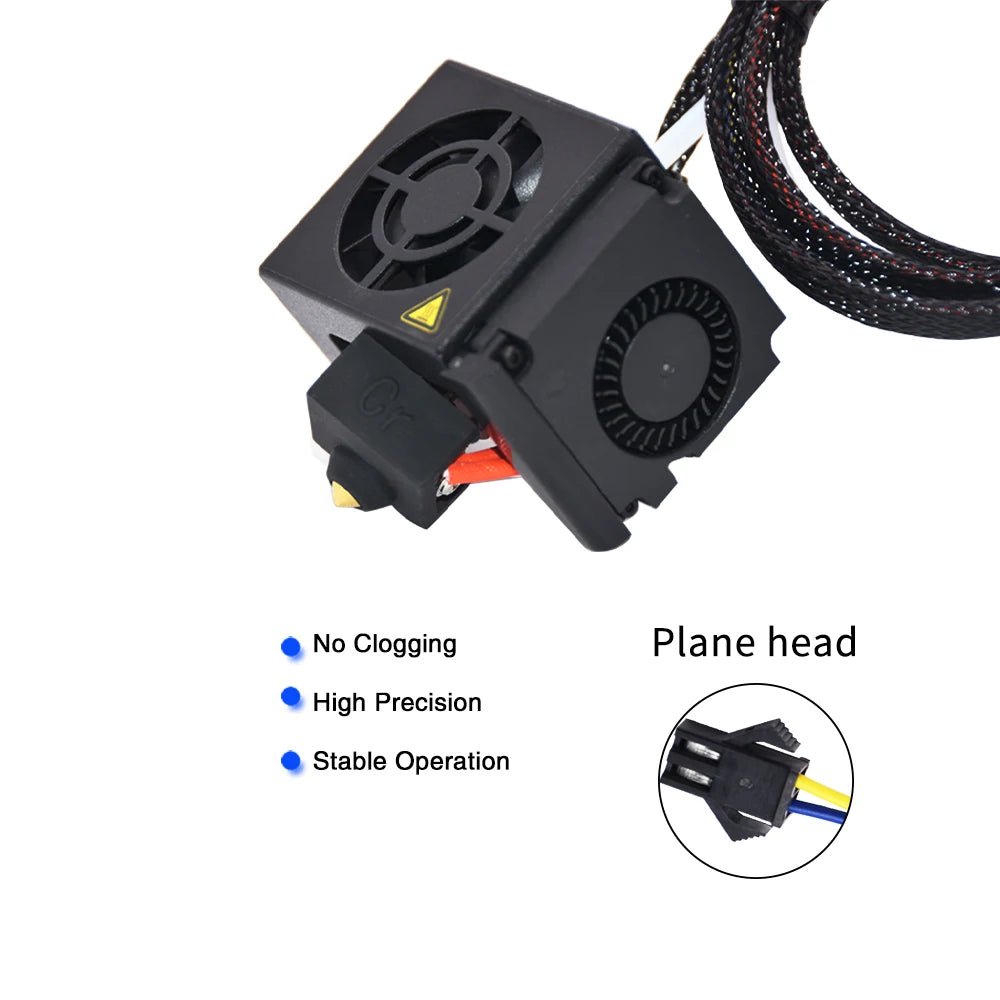 3D Printer Ender 5 Full Assembled Extruder Kit 24V with 2pcs Cooling Fans 1.75mm 0.4mm Nozzles Hot End for Ender 5 3D Printer - Tango's Tech3D Printer Ender 5 Full Assembled Extruder Kit 24V with 2pcs Cooling Fans 1.75mm 0.4mm Nozzles Hot End for Ender 5 3D PrinterTango's TechTango's Tech