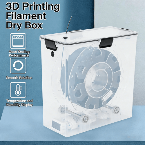 3D Printer Filament Dryer Box Airtight Moisture-Proof Storage with Real-Time Monitoring Tool Parts Holder for 3D Printing - Tango's Tech3D Printer Filament Dryer Box Airtight Moisture-Proof Storage with Real-Time Monitoring Tool Parts Holder for 3D PrintingTango's TechTango's Tech