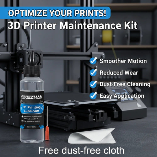 3D Printer Maintenance Kit: PTFE Lubricant Grease & Lint-Free Wipes. For Z-Axis, Rails,Screws. Compatible with Ender/Bambu/Prusa - Tango's Tech3D Printer Maintenance Kit: PTFE Lubricant Grease & Lint-Free Wipes. For Z-Axis, Rails,Screws. Compatible with Ender/Bambu/PrusaTango's TechTango's Tech