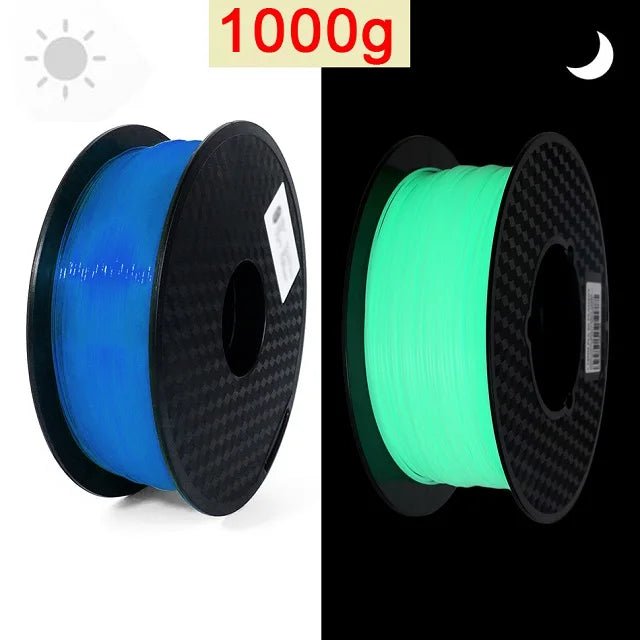 3D Printer PETG Filament Glow In The Dark Noctilucent PETG 1.75mm 3D Print Sublimation Material Transparent Filament Marble Blue - Tango's Tech3D Printer PETG Filament Glow In The Dark Noctilucent PETG 1.75mm 3D Print Sublimation Material Transparent Filament Marble BlueTango's TechTango's Tech