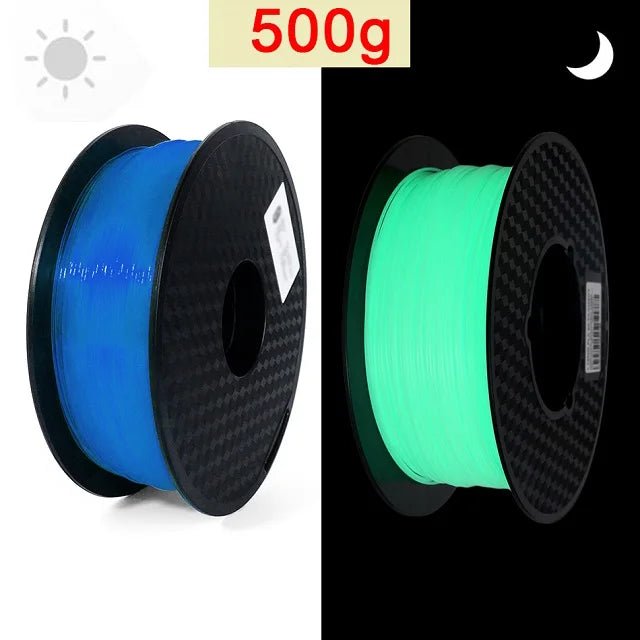 3D Printer PETG Filament Glow In The Dark Noctilucent PETG 1.75mm 3D Print Sublimation Material Transparent Filament Marble Blue - Tango's Tech3D Printer PETG Filament Glow In The Dark Noctilucent PETG 1.75mm 3D Print Sublimation Material Transparent Filament Marble BlueTango's TechTango's Tech