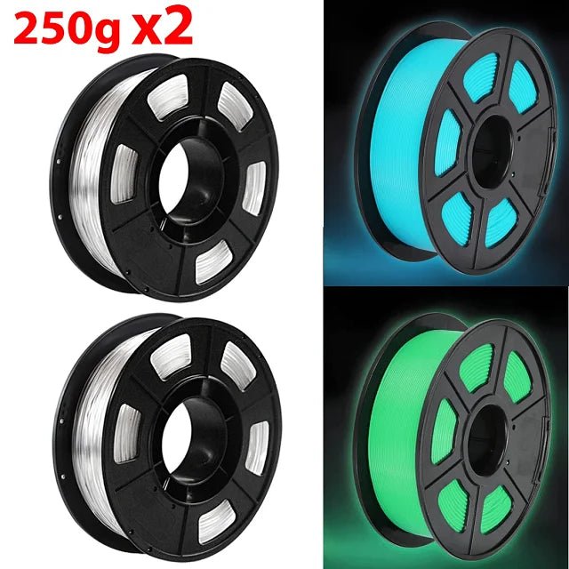 3D Printer PETG Filament Glow In The Dark Noctilucent PETG 1.75mm 3D Print Sublimation Material Transparent Filament Marble Blue - Tango's Tech3D Printer PETG Filament Glow In The Dark Noctilucent PETG 1.75mm 3D Print Sublimation Material Transparent Filament Marble BlueTango's TechTango's Tech