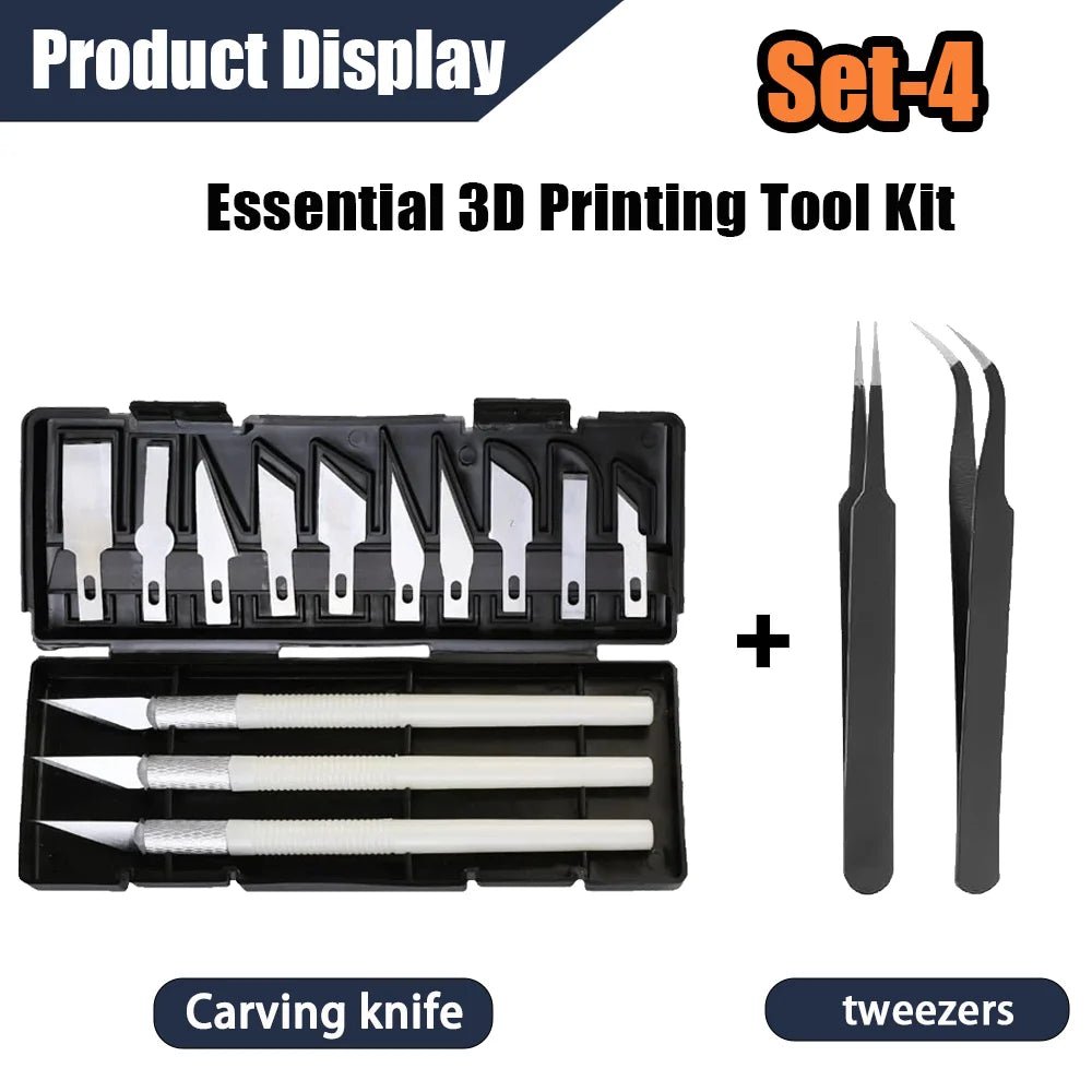 3D Printer Tools Kit, 53pcs 3D Printer Accessories for All FDM/SLA Printers Includes Nozzle Cleaning Tools, Removal Scrapers, - Tango's Tech3D Printer Tools Kit, 53pcs 3D Printer Accessories for All FDM/SLA Printers Includes Nozzle Cleaning Tools, Removal Scrapers,Tango's TechTango's Tech
