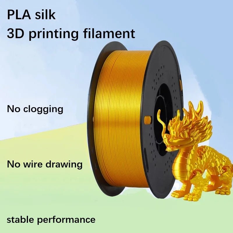 3D Silk gold pla filament 1KG 1.75mm 3d printer filament Silky golden Shiny metal metallic pla printing materials luster - Tango's Tech3D Silk gold pla filament 1KG 1.75mm 3d printer filament Silky golden Shiny metal metallic pla printing materials lusterTango's TechTango's Tech