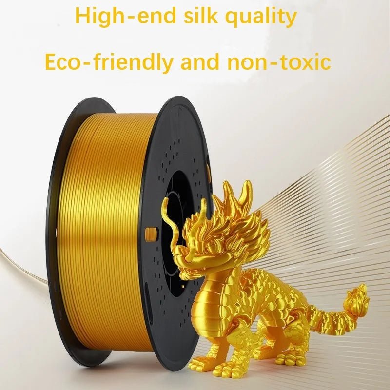 3D Silk gold pla filament 1KG 1.75mm 3d printer filament Silky golden Shiny metal metallic pla printing materials luster - Tango's Tech3D Silk gold pla filament 1KG 1.75mm 3d printer filament Silky golden Shiny metal metallic pla printing materials lusterTango's TechTango's Tech