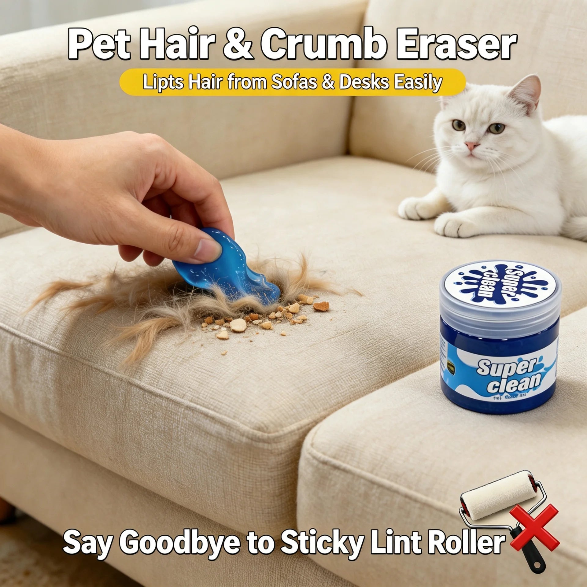 Reusable Cleaning Gel — Dust Cleaner for Keyboards & Vents