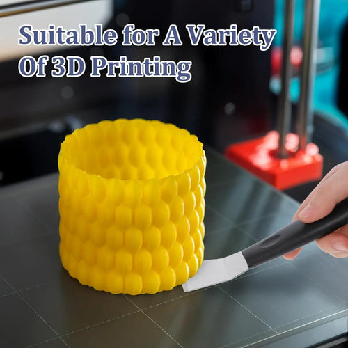 3D Printer Scraper Tool, Polished Stainless Metal Spatula, Comfortable Grip for Resin & Model Stripping