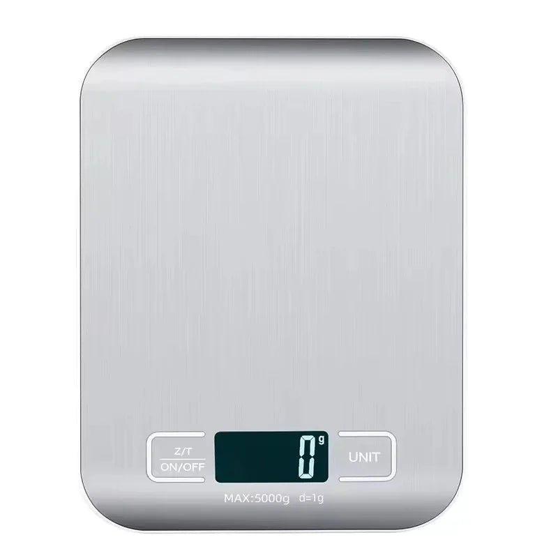 Digital Kitchen Scale 10kg/1g — LED Stainless Steel