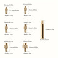 Heat Set Insert Soldering Iron Tip Head M2 M3 M4 M5 M6 M8 Hot Melt Insets Nut Brass Embedded Thread Insertion Kit For Plastic