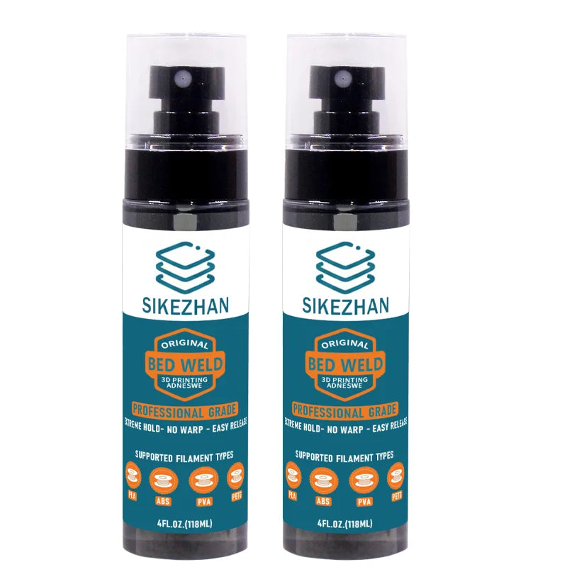 3D Printer Adhesive Spray + Deburring Tool，Enhance Bed Adhesion，Warp Control, Easy Release，Edge Cleanup for PLA/ABS/PETG Prints