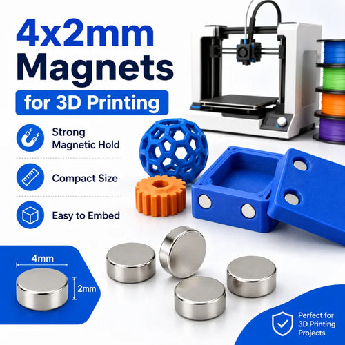3D Printing Tools Kit 4x2mm 3D Printing Magnets N35 NdfeB Permanent Powerful Round Magnetic Imanes 3D Printer Tool for DIY Model