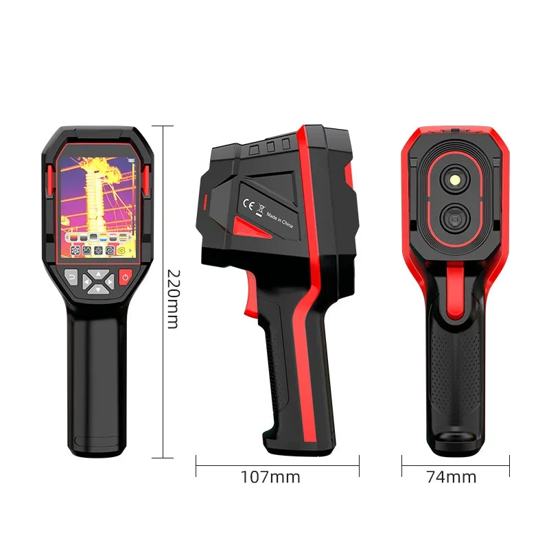 HABOTEST HT821A Handheld Thermal Imaging Camera — 240x240 IR Imager, -20~550°C, 25Hz Rechargeable