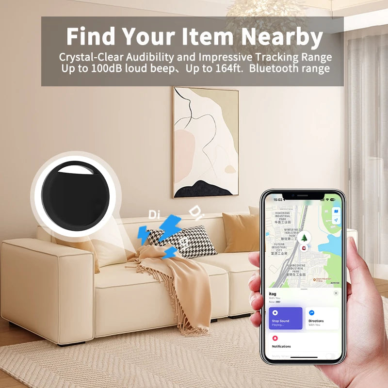 Smart Tag for Apple Find My — Bluetooth Item Tracker