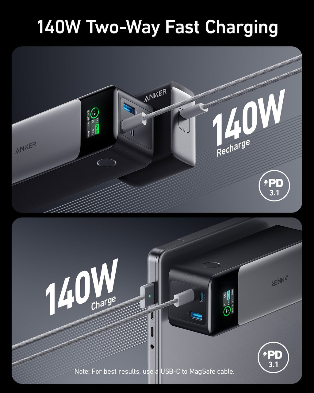 Anker 737 Power Bank (PowerCore 24K) - Tango's TechAnker 737 Power Bank (PowerCore 24K)charging onlyAnkerTango's Tech