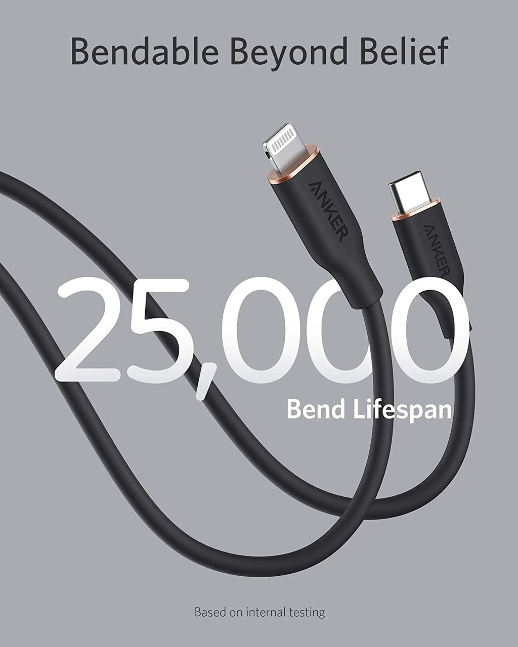 Anker <b>641</b> USB-C to Lightning Cable (Flow, 3 ft Silicone) - Tango's TechAnker <b>641</b> USB-C to Lightning Cable (Flow, 3 ft Silicone)AnkerTango's Tech