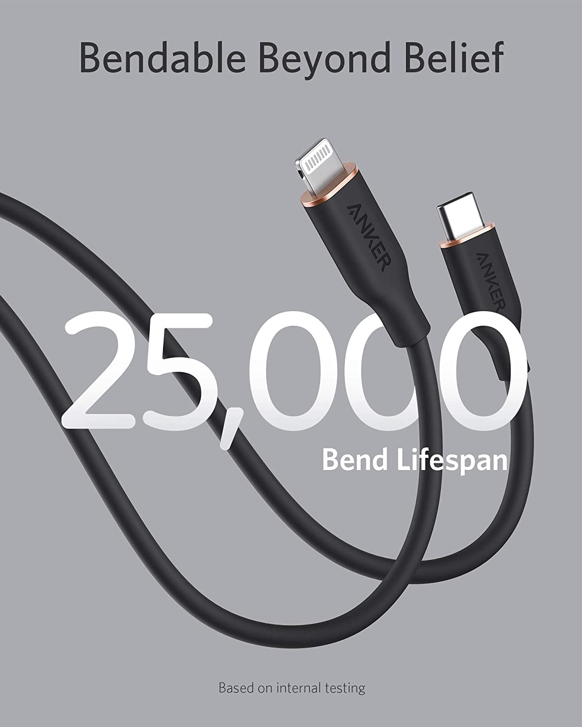 Anker <b>641</b> USB-C to Lightning Cable (Flow, 3 ft Silicone) - Tango's TechAnker <b>641</b> USB-C to Lightning Cable (Flow, 3 ft Silicone)AnkerTango's Tech