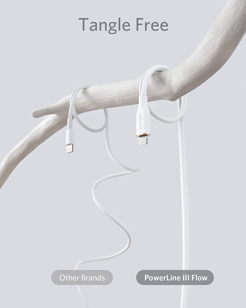 Anker <b>641</b> USB-C to Lightning Cable (Flow, 3 ft Silicone) - Tango's TechAnker <b>641</b> USB-C to Lightning Cable (Flow, 3 ft Silicone)AnkerTango's Tech
