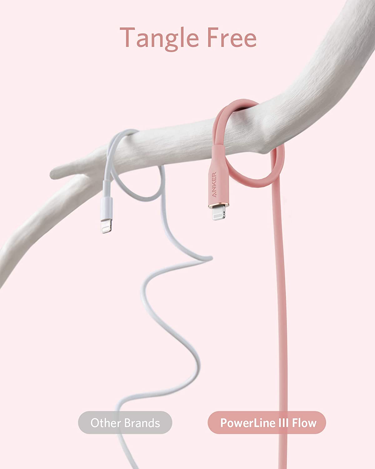 Anker <b>641</b> USB-C to Lightning Cable (Flow, 3 ft Silicone) - Tango's TechAnker <b>641</b> USB-C to Lightning Cable (Flow, 3 ft Silicone)AnkerTango's Tech