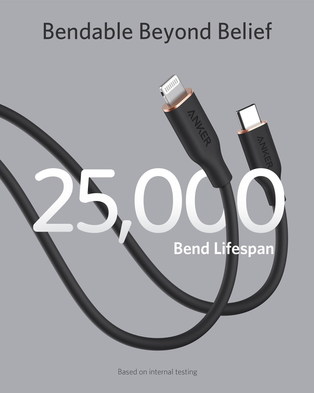 Anker <b>641</b> USB-C to Lightning Cable (Flow, 3 ft Silicone) - Tango's TechAnker <b>641</b> USB-C to Lightning Cable (Flow, 3 ft Silicone)AnkerTango's Tech