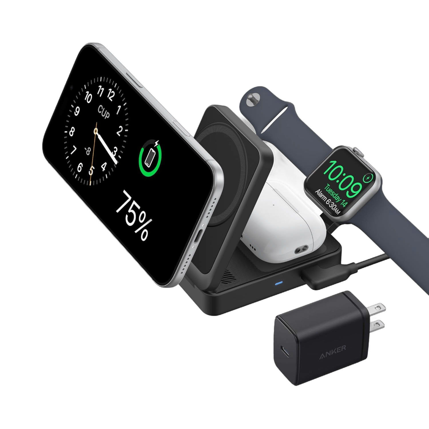 Anker MagGo Wireless Charging Station (Foldable 3-in-1) - Tango's TechAnker MagGo Wireless Charging Station (Foldable 3-in-1)AnkerTango's Tech