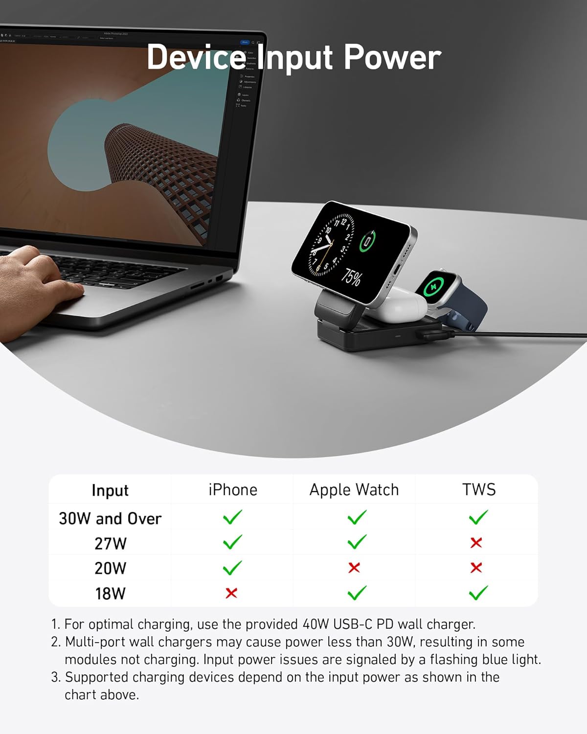 Anker MagGo Wireless Charging Station (Foldable 3-in-1) - Tango's TechAnker MagGo Wireless Charging Station (Foldable 3-in-1)AnkerTango's Tech