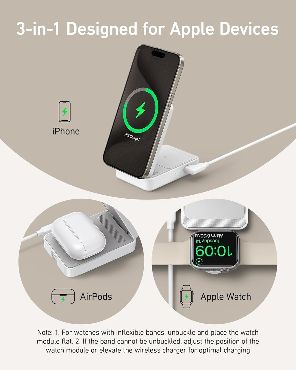 Anker MagGo Wireless Charging Station (Foldable 3-in-1) - Tango's TechAnker MagGo Wireless Charging Station (Foldable 3-in-1)AnkerTango's Tech