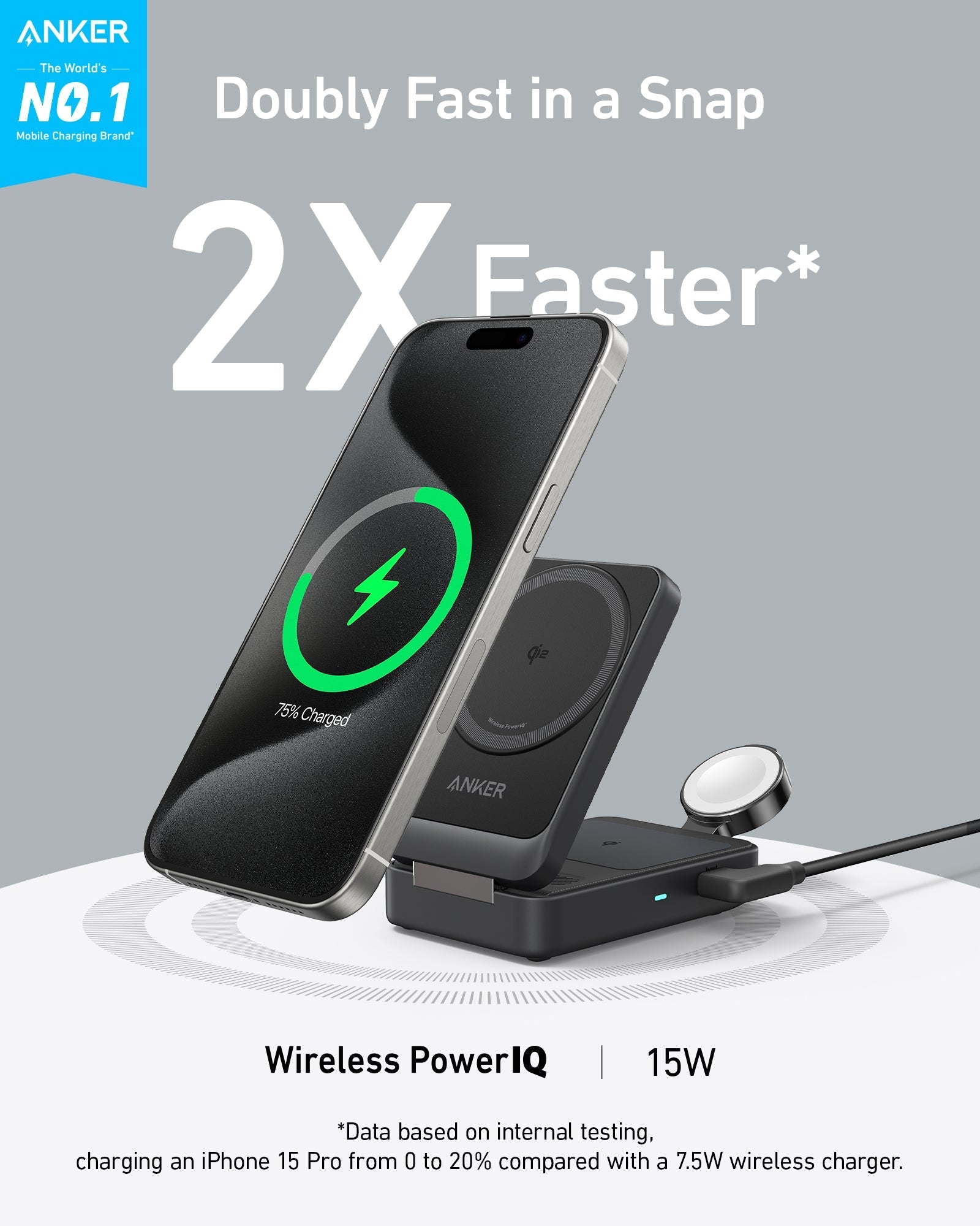 Anker MagGo Wireless Charging Station (Foldable 3-in-1) - Tango's TechAnker MagGo Wireless Charging Station (Foldable 3-in-1)AnkerTango's Tech