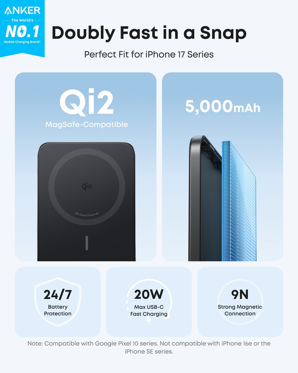 Anker Nano Power Bank (5K, MagGo, Slim) - Tango's TechAnker Nano Power Bank (5K, MagGo, Slim)charging onlyAnkerTango's Tech