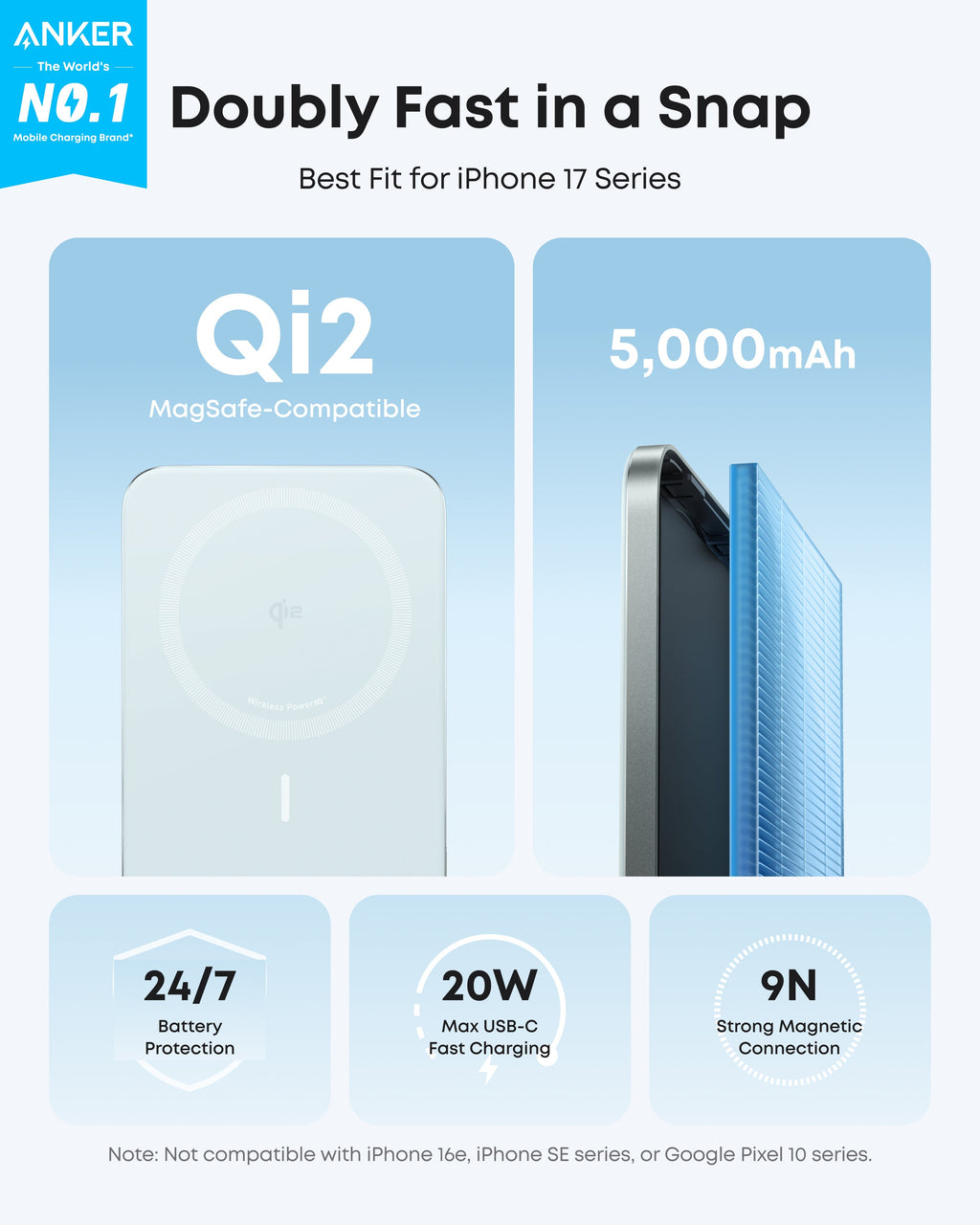 Anker Nano Power Bank (5K, MagGo, Slim) - Tango's TechAnker Nano Power Bank (5K, MagGo, Slim)charging onlyAnkerTango's Tech