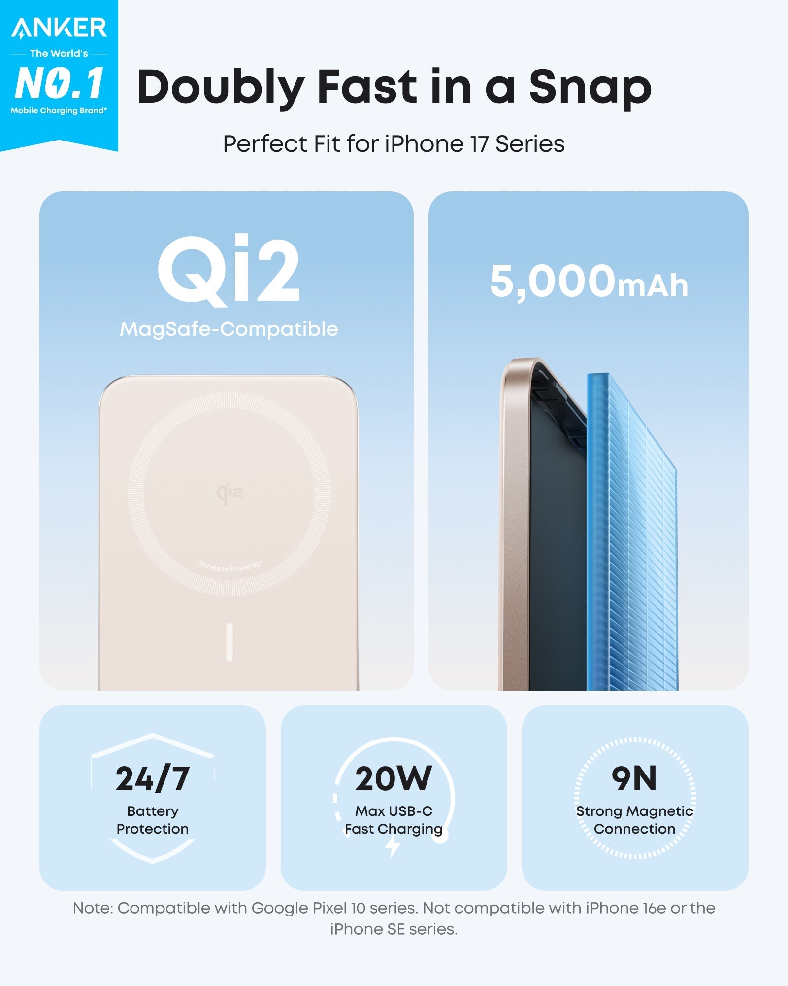 Anker Nano Power Bank (5K, MagGo, Slim) - Tango's TechAnker Nano Power Bank (5K, MagGo, Slim)charging onlyAnkerTango's Tech