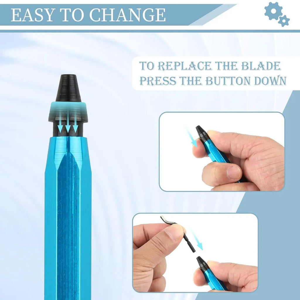 Deburring Tool with 12 High Speed Steel Blades, Deburring Tool 3D Printing, Deburring Tool for Metal,Plastic, 3D Printed Edges - Tango's TechDeburring Tool with 12 High Speed Steel Blades, Deburring Tool 3D Printing, Deburring Tool for Metal,Plastic, 3D Printed EdgesTango's TechTango's Tech