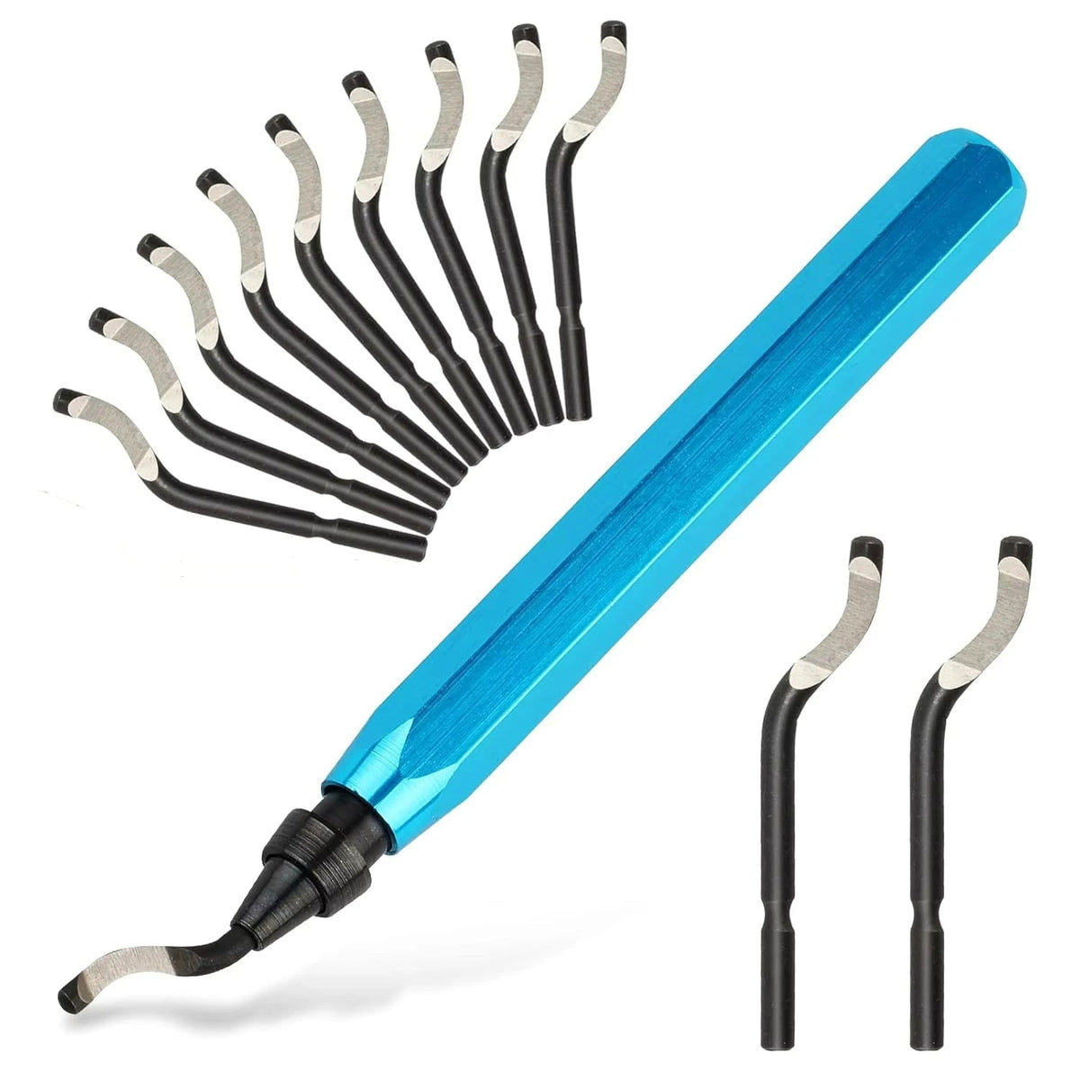Deburring Tool with 12 High Speed Steel Blades, Deburring Tool 3D Printing, Deburring Tool for Metal,Plastic, 3D Printed Edges - Tango's TechDeburring Tool with 12 High Speed Steel Blades, Deburring Tool 3D Printing, Deburring Tool for Metal,Plastic, 3D Printed EdgesTango's TechTango's Tech