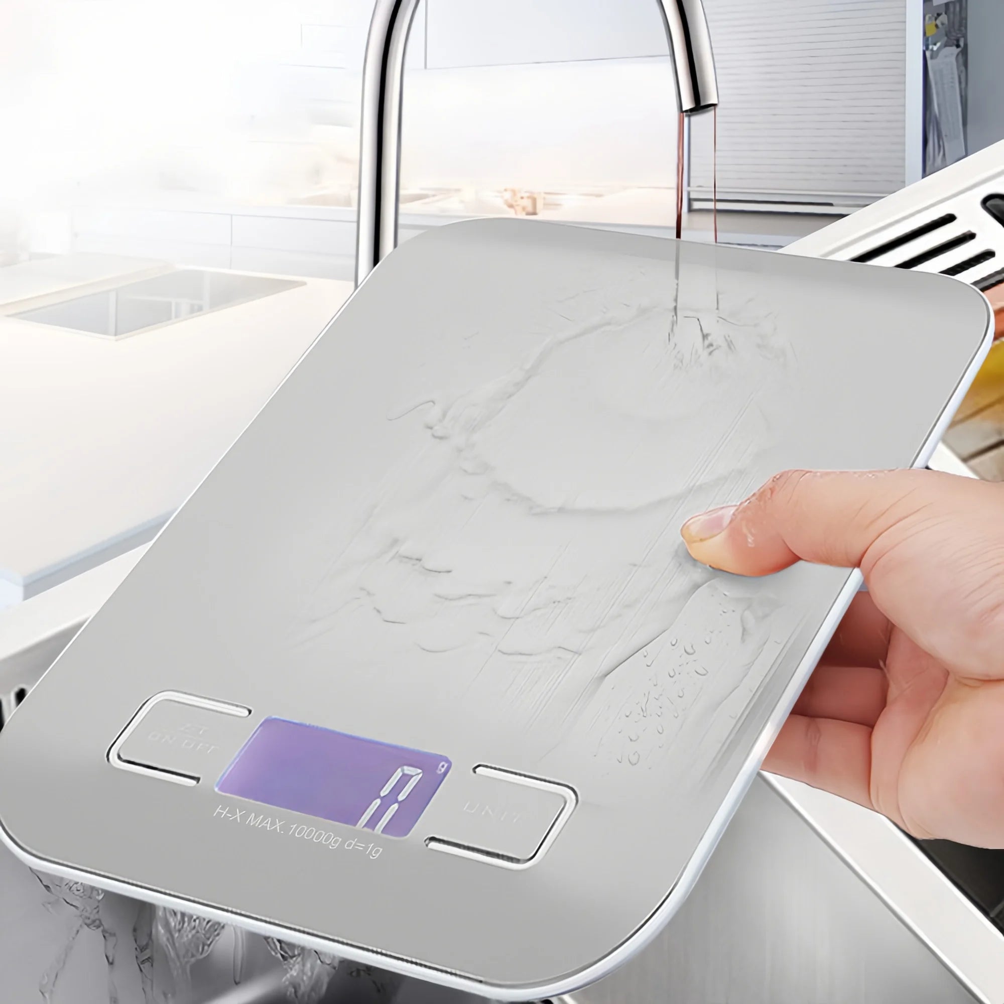 Digital Kitchen Scale 10kg/1g — LED Stainless Steel - Tango's TechDigital Kitchen Scale 10kg/1g — LED Stainless SteelHome & KitchenTango's TechTango's Tech