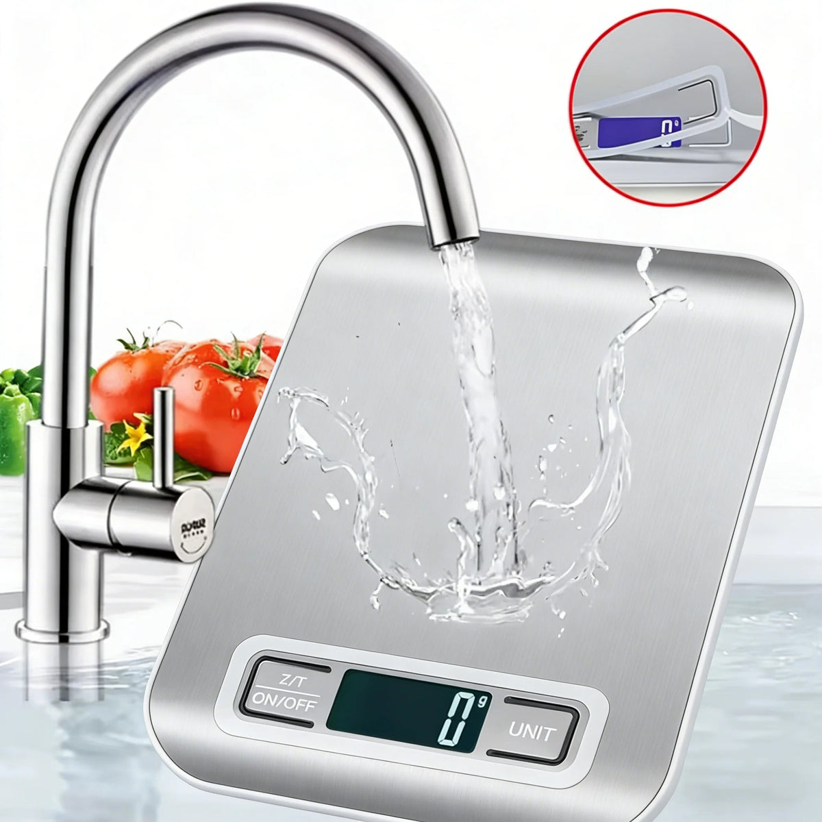 Digital Kitchen Scale 10kg/1g — LED Stainless Steel - Tango's TechDigital Kitchen Scale 10kg/1g — LED Stainless SteelHome & KitchenTango's TechTango's Tech