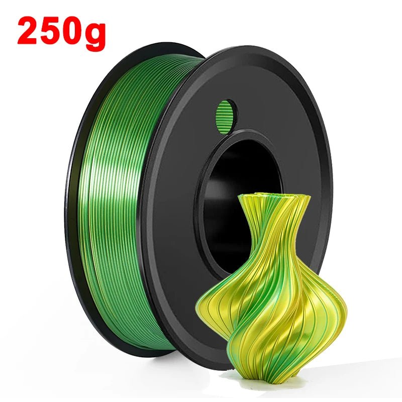 Dual Color Silk PLA Filament 1.75mm, Purple Black Red Coextrusion Shiny 3D Printer Filament, 500g 250g 1000g - Tango's TechDual Color Silk PLA Filament 1.75mm, Purple Black Red Coextrusion Shiny 3D Printer Filament, 500g 250g 1000gTango's TechTango's Tech
