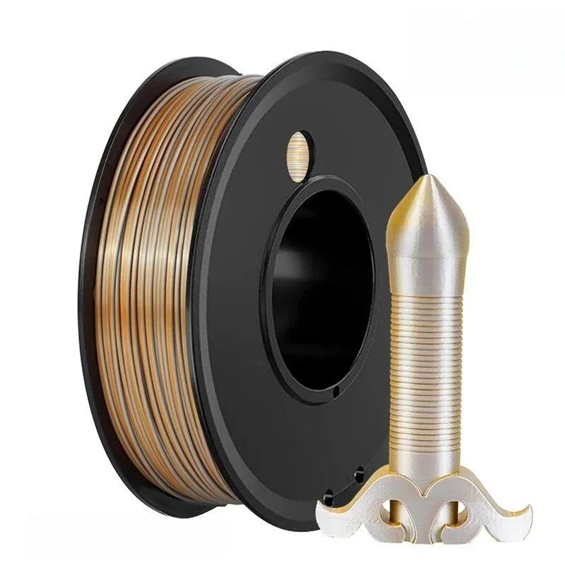 Dual Color Silk PLA Filament 1.75mm, Purple Black Red Coextrusion Shiny 3D Printer Filament, 500g 250g 1000g - Tango's TechDual Color Silk PLA Filament 1.75mm, Purple Black Red Coextrusion Shiny 3D Printer Filament, 500g 250g 1000gTango's TechTango's Tech