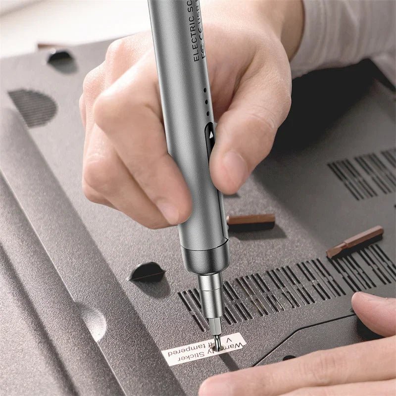 Electric Screwdriver Set Precision Power Tool Kit Rechargeable Wireless Mini Small Bits PC Mobile Phone Repair Tools DIY CRV - Tango's TechElectric Screwdriver Set Precision Power Tool Kit Rechargeable Wireless Mini Small Bits PC Mobile Phone Repair Tools DIY CRVTango's TechTango's Tech