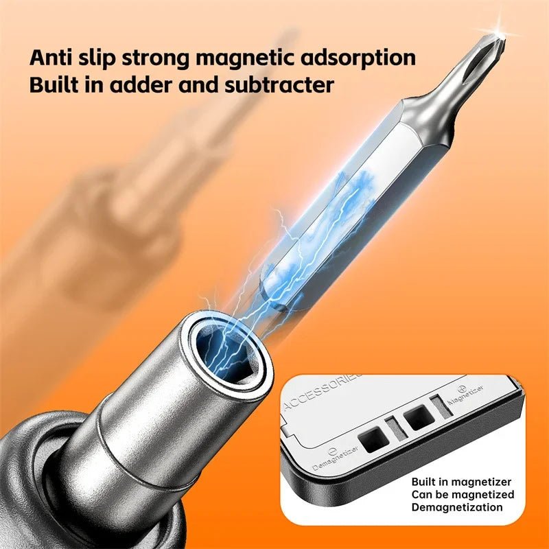 Electric Screwdriver Set Precision Power Tool Kit Rechargeable Wireless Mini Small Bits PC Mobile Phone Repair Tools DIY CRV - Tango's TechElectric Screwdriver Set Precision Power Tool Kit Rechargeable Wireless Mini Small Bits PC Mobile Phone Repair Tools DIY CRVTango's TechTango's Tech