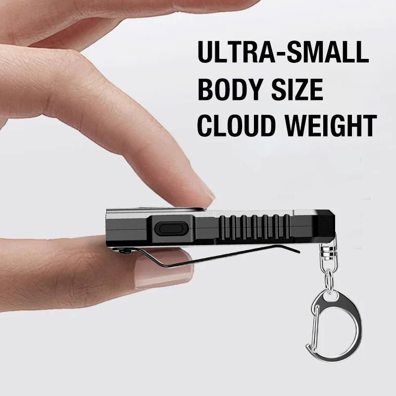 Mini Keychain Flashlight — Rechargeable Emergency EDC - Tango's TechMini Keychain Flashlight — Rechargeable Emergency EDCFlashlights & LightingTango's TechTango's Tech