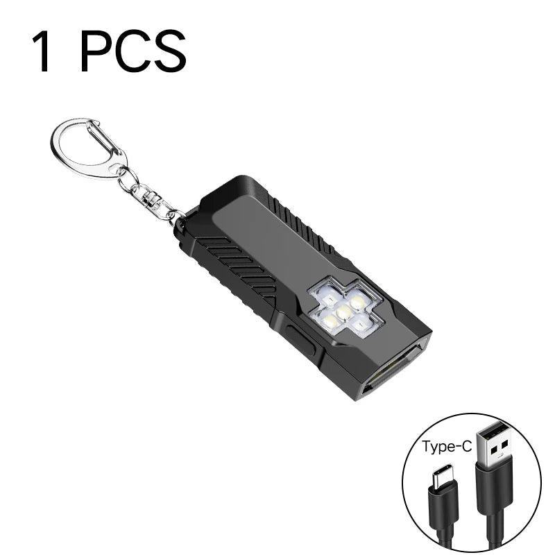 Mini Keychain Flashlight — Rechargeable Emergency EDC - Tango's TechMini Keychain Flashlight — Rechargeable Emergency EDCFlashlights & LightingTango's TechTango's Tech