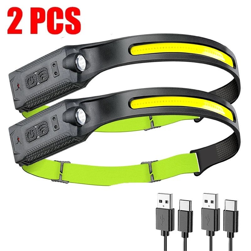 Rechargeable LED Headlamp — 3-Mode Hands-Free Light - Tango's TechRechargeable LED Headlamp — 3-Mode Hands-Free LightFlashlights & LightingTango's TechTango's Tech