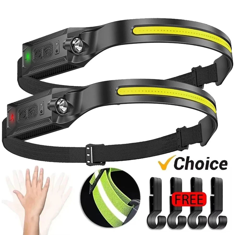Rechargeable LED Headlamp — 3-Mode Hands-Free Light - Tango's TechRechargeable LED Headlamp — 3-Mode Hands-Free LightFlashlights & LightingTango's TechTango's Tech