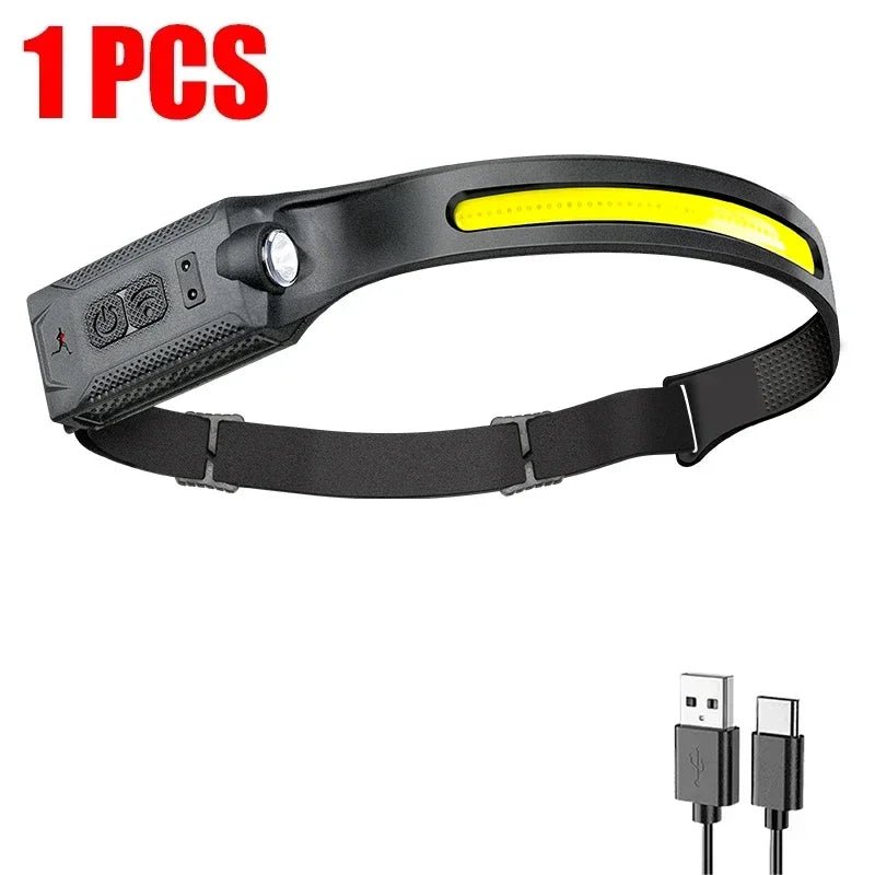 Rechargeable LED Headlamp — 3-Mode Hands-Free Light - Tango's TechRechargeable LED Headlamp — 3-Mode Hands-Free LightFlashlights & LightingTango's TechTango's Tech