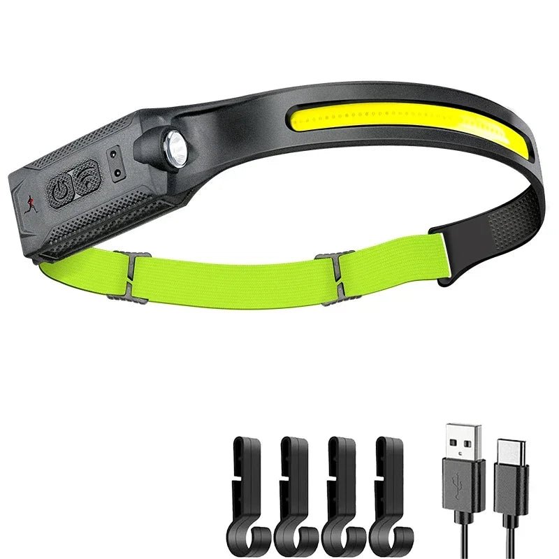 Rechargeable LED Headlamp — 3-Mode Hands-Free Light - Tango's TechRechargeable LED Headlamp — 3-Mode Hands-Free LightFlashlights & LightingTango's TechTango's Tech