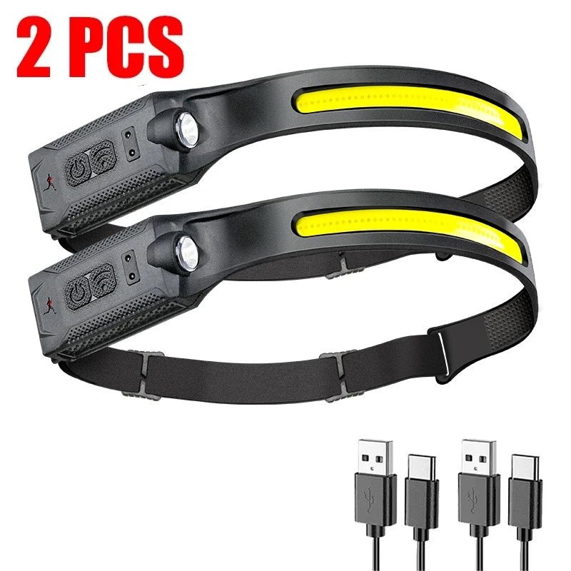 Rechargeable LED Headlamp — 3-Mode Hands-Free Light - Tango's TechRechargeable LED Headlamp — 3-Mode Hands-Free LightFlashlights & LightingTango's TechTango's Tech