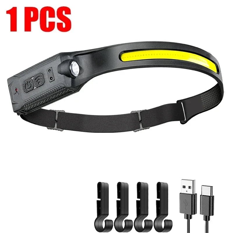 Rechargeable LED Headlamp — 3-Mode Hands-Free Light - Tango's TechRechargeable LED Headlamp — 3-Mode Hands-Free LightFlashlights & LightingTango's TechTango's Tech